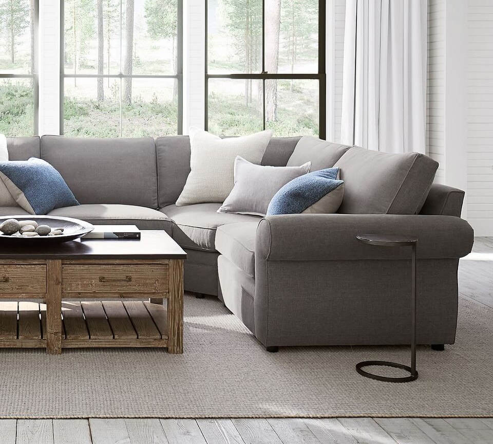 Duke 25 cm Round Metal Accent Table Pottery Barn Australia